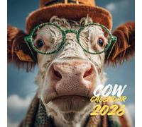 Cow Calendar 2026: Beautiful Cows Monthly Planner: A Charming 12-Month Featuring Peaceful and Cute Cow Photography