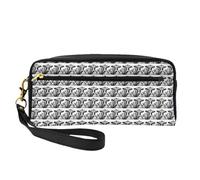 Cow Collection - Borsa portatile per cosmetici, in pelle, da viaggio, per uomini e donne, nera, taglia unica, colore nero, taglia unica, Nero , Taglia unica