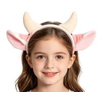 Cow Headband Cow Ears Horns Halloween Cosplay Costume
