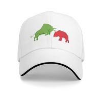 Cow Market Growth Stocks Donna Uomo Cappellino da Baseball Sportivo Cappello Trucker Confortevole Cappellino con Visiera per Ciclismo All'Aperto Sport