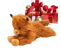 Cow Plush Toy, Soft Stuffed Animal Doll, 14inch Cattle Cuddly with Filling System, Premium Fabric Compact Build, Cute Farm Animal Design Soft Style, Plush Toy for Kids