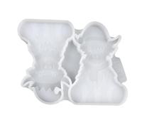 Cow Resin Molds Silicone Christmas Cement Table Decoration Mould | Festive Plaster Moulds for Artists Beginners Hobbyists Craft Lovers Art Teachers Home Apartment Office Events Workshop