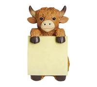 Cow Sticky Note Dispenser, Cute Desk Cow Shape Memo Pad Holder With Easy Pull Design, Animal Sticky Notes Organizer For Office Home Studio School Students Workers Teachers Classroom College University