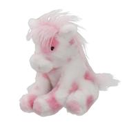 Cow Stuffed Animal - Valentine Plush Toy, Large Pink Highland Cow Plush Doll, Soft Cattle Stuffed Toy for Valentine’s Day, Birthday, Nursery, Home, Desk, Sofa, Bed