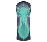 Cow Tarot - Set di coperture per mazze da golf, in pelle di alta qualità, con targhetta numerata, progettate per adattarsi a tutti i legni e conducenti