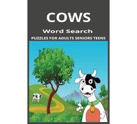 Cow Word Search Puzzle Book: Fun & Exciting puzzles all about cattle... 495 words to find