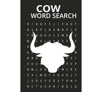 Cow Word Search: Relaxing Farm-Themed Word Puzzles | Fun Puzzle Book gift for Kids and Adults |Brain games