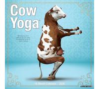 Cow Yoga 2026 Wall Calendar