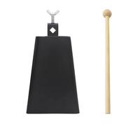 Cowbell 5/6/7/8 Inch Jazz Drum Metal Steel Cattlebell Cow Bell Drums Percussion Musical Instruments Accessories Parts(7 inch)