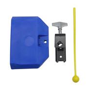 Cowbell Clapper Drum Set Pitched Treble Jazz ABS Bell Percussion Instruments Accessories Drums Part(Blue)