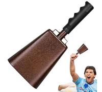 Cowbells for Sporting Events - 4.3 * 2.3 * 10.2in Cheering Cowbell | Graduation Noise Makers Alarm Percussion Noises Makers Loud Noise for Stadiums, Graduation, Football Games