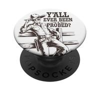 Cowboy alieno vintage, sei mai stato sondato divertente PopSockets PopGrip Adesivo