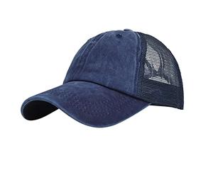 Cowboy Bambino 4 Anni Mens and Womens Denim Retro lavato e Vecchio distrutto Cap Splicing Solid Color Baseball Cap Cap Cap Cura dei Capelli, Marina, Taglia unica