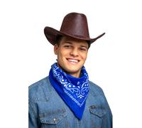 Cowboy Bandana Rodeo Cowgirl Wild West Donna Uomo Costume Neckscarf