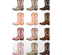 Cowboy Boots Notebook: A Cute Lined Journal for Western Style Lovers, Notes, and Everyday Writing