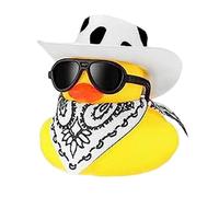 Cowboy Dashboard - Decorazione per auto, divertente galleggiante | Mini giocattolo da bagno in gomma per decorazioni per baby shower, decorazione per interni del veicolo, riempimento Goody Bag