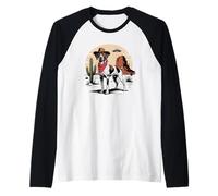 Cowboy del Deserto degli UFO Alieni del puntatore Tedesco a Pelo Corto Maglia con Maniche Raglan