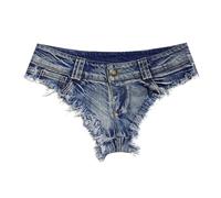 Cowboy di Lana con Frange Attillati Pantaloni Dimagranti da Donna Discoteca Pole Dance Pantaloni Corti a Vita Bassa Pantaloni Caldi Sexy Europei