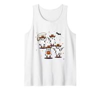 Cowboy Fantasma Halloween Ghoul Design Divertente Cowgirl Cowboy Canotta