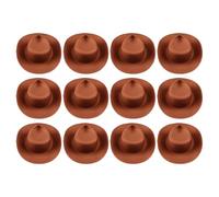 Cowboy Hat Cake Topper, Mini Western Caps, Doll Accessory Decor, Lightweight Design, Fun Color Variety, 12 pezzi di piccole dimensioni, per il compleanno, il Festival, Farm Theme Party and More