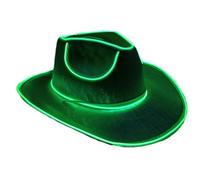 Cowboy Hat - EVA Composite, Flashing Western Party Hat | Lighted Cowboy Costume Cap With Adjustable LED Modes For Concert Festival Halloween Party Night Riding