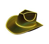 Cowboy Hat - EVA Composite, Flashing Western Party Hat | Lighted Cowboy Costume Cap With Adjustable LED Modes For Concert Festival Halloween Party Night Riding
