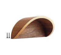 Cowboy Hat Rack, Western Hanger, Wall Organizer, Rustic Wooden Mount, Space-Saving Design, 1 Decorative Unit, Ideal for Entryway, Mudroom, Closet, Home Storage, 5.43x2.76x3.15 Inches