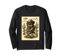 Cowboy Hedgehog Occhiali da Sole Animal Art Alien UFO Pet Western Maglia a Manica