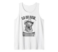 Cowboy Labrador Retriever Go On Now Git Western Labrador Canotta