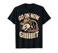 Cowboy Opossum Paese Occidentale Possum Vai avanti ora Git Maglietta