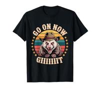 Cowboy Opossum Paese Occidentale Possum Vai avanti ora Git Maglietta