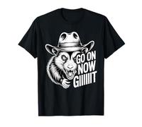 Cowboy Opossum Paese Occidentale Possum Vai avanti ora Git Maglietta