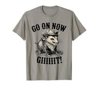 Cowboy Opossum Vintage Vai avanti ora Git Western Paese opossum Maglietta