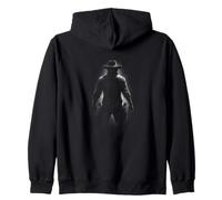 Cowboy Pistolero Solitario di Dark Frontier Felpa con Cappuccio