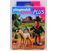 Cowboy Rancher Con Puledro Playmobil A Kaktus Speroni Foulard Western OVP RARO