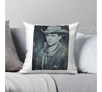 Cowboy Ricky Nelson Rio Bravo Federa quadrata in poliestere lino velluto modello cerniera decorativa federa cuscino casa cuscino