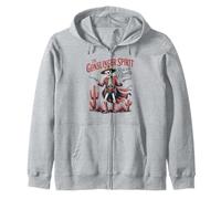 Cowboy Scheletro con Revolver Wild West Pride Felpa con Cappuccio