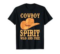 Cowboy - Spirito Cowboy Selvaggio e Libero - cowboyhat Maglietta