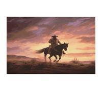 Cowboy West Area Tappeto per ingresso lavabile con retro in gomma antiscivolo per cucina, morbido e resistente alle macchie, piccolo tappeto per camera da letto, bagno, decorazione per pavimento