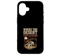 Cowboy Western Gothic Dark Country Maledetto Cowboy Fuorilegge Custodia per iPhone 16