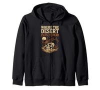 Cowboy Western Gothic Dark Country Maledetto Cowboy Fuorilegge Felpa con Cappuccio