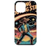 Cowboy wrangler pastore meteore con lazo tra pianeti Custodia per iPhone 12 Pro Max