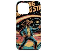 Cowboy wrangler pastore meteore con lazo tra pianeti Custodia per iPhone 13 Pro Max