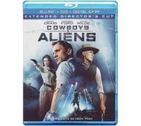 cowboys & aliens - extended director's cut - combo pack (blu-ray disc + dvd + digital copy) registi jon favreau
