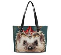 Cowboys - Borsa a tracolla da donna, in pelle, con manico superiore, casual, da lavoro, da viaggio, Corona Piccola, 29*34*14cm, Corona Piccola