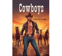 Cowboys coloring book for adults