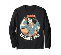 Cowgirl. Anima Selvaggia. Selvaggio per Natura. Maglia a Manica