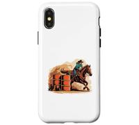 Cowgirl Barrel Racer, Rodeo Barrel Racer Custodia per iPhone X/XS
