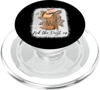 Cowgirl Boots Hats Leopard Bleached Kick the Dust Up Rodeo PopSockets PopGrip per MagSafe