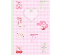 Cowgirl composition notebook: aesthetic lined notebook for school, college ruled, cute and pink A5